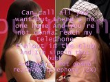 Telephone - Charice and Rachel GLEE 2 with lyrics on screen