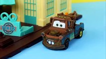 Disney Pixar Cars Lightning McQueen, Mater, Ramone, Guido & Luigi play Hide and go seek