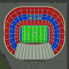 FC Barcelona vs FC Bayern mosaic