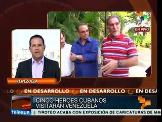 Los cinco héroes cubanos rendirán homenaje a Hugo Chávez