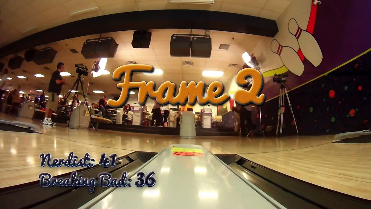 BREAKING BAD: Bryan Cranston & Aaron Paul Take on Nerdist - All Star Celebrity Bowling