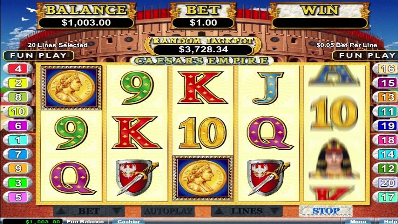 CasinoBedava'dan Caesar’s Empire slot oyunu tanıtımı