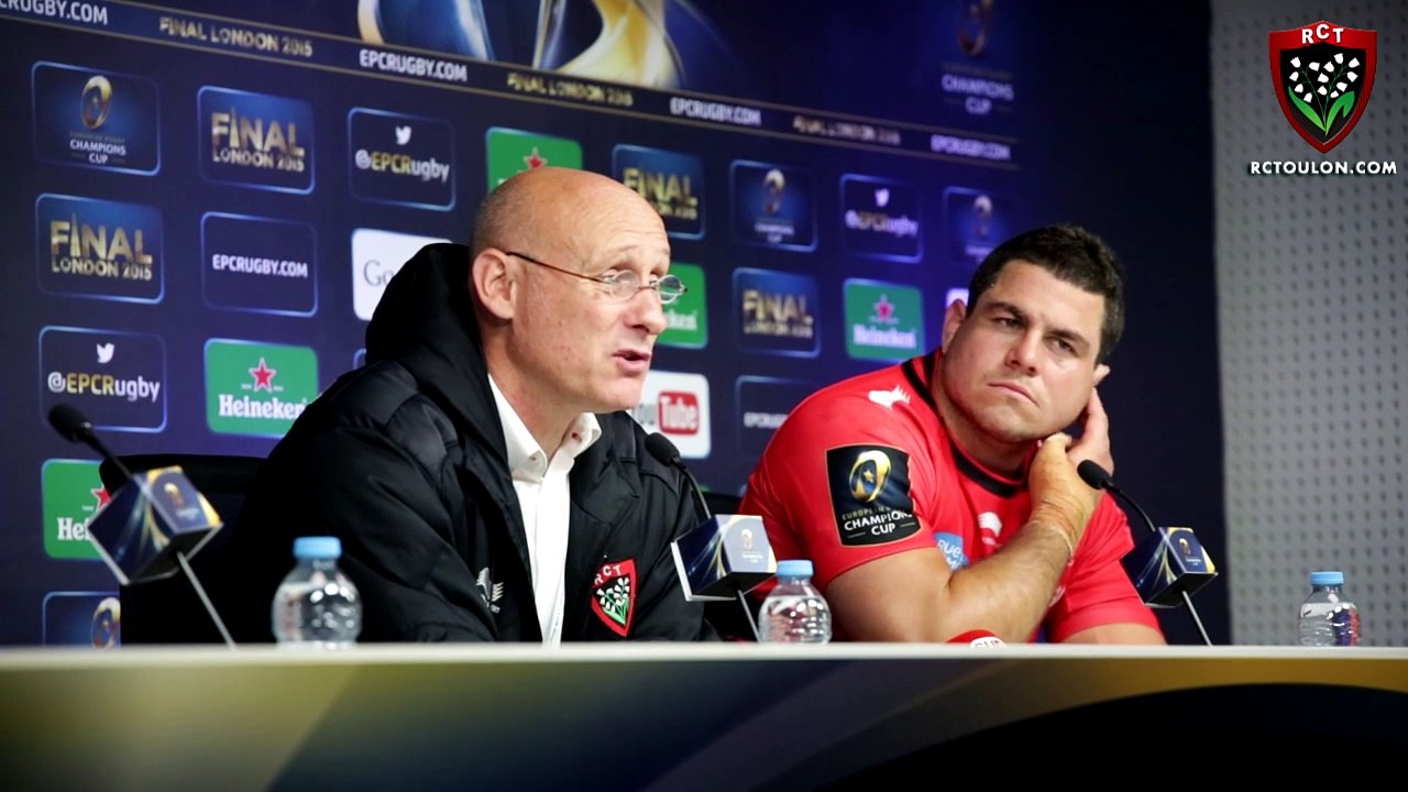 Après-match Finale Champions Cup Toulon - Clermont