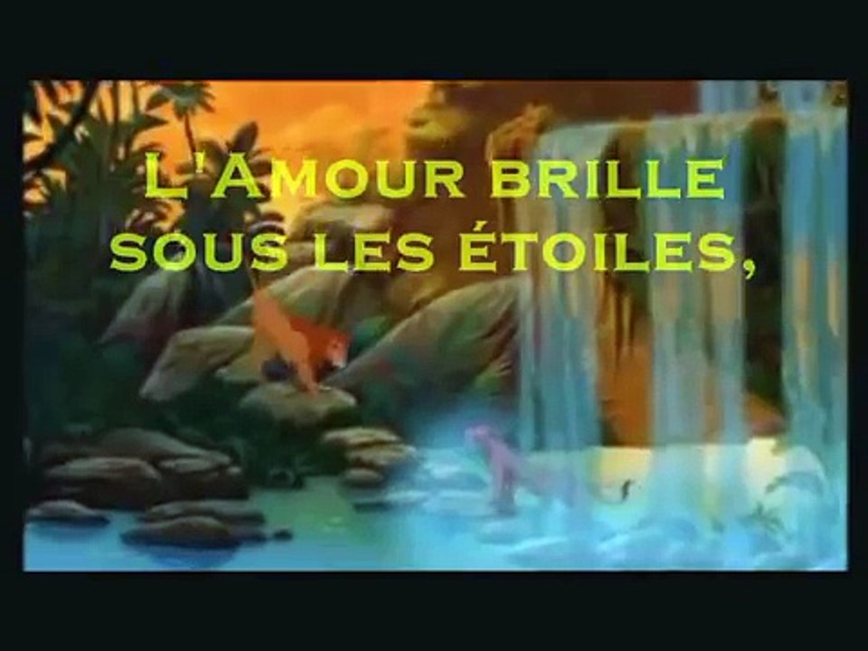 Le Roi Lion - L'Amour brille sous les étoiles (with Lyrics)