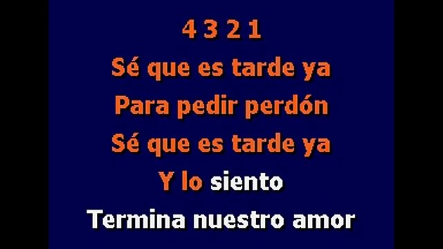 Karaokanta - Inspector - Amargo adios