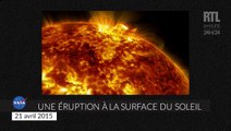 Espace : des images d'une éruption à la surface du Soleil
