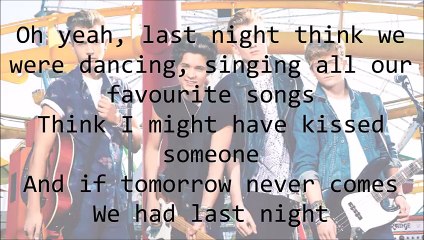 The Vamps - Last Night (with Lyrics)