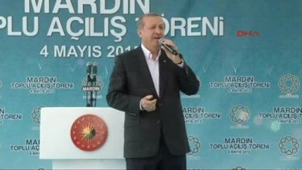 Mardin-3- Cumhurbaşkanı Erdoğan Mardin'de Konuştu