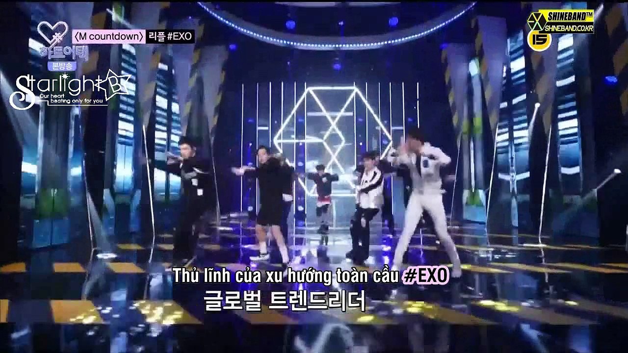 [StarlightB][Vietsub] 150501 EXO Baekhyun, Chen, SuHo @ Mnet 'Heart...A...Tag'