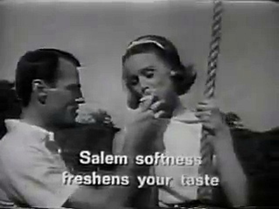 Old cigarette commercial