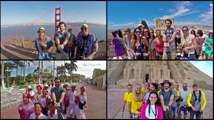 Around the World in 360-Degree Selfies with Friends