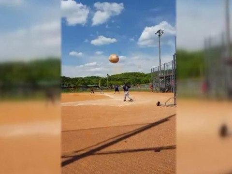 Look out! Son's foul ball hits mom's cellphone