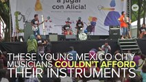 These Musicians Made Their Instruments Out Of Trash