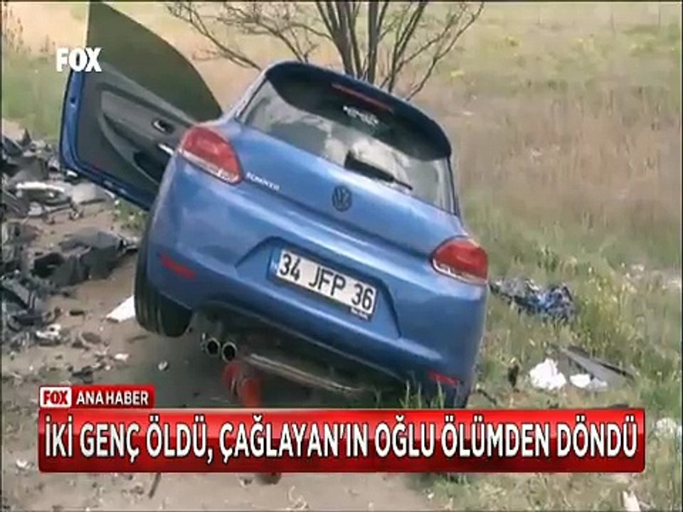 Üniversite yolunda korkunç kaza iki genç öldü Zafer Çağlayan'ın oğlu ölümden döndü