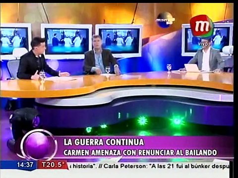 Todo mal entre Carmen Barbieri y Nazarena Vélez