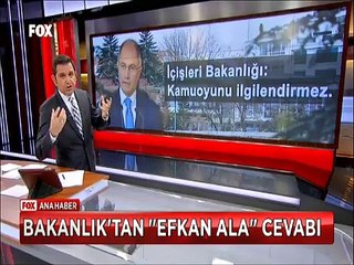 Bakanlık Efkan Ala'nın konutuyla ilgili açıklama yaptı 'Kamuoyunu ilgilendirmez'