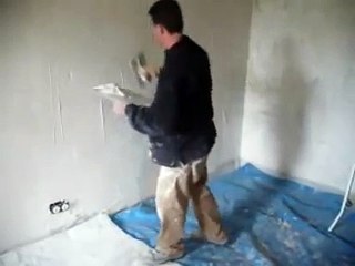 How to plaster with self leveling plaster