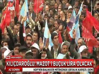 Kemal Kılıçdaroğlu Ardahan'da 'Mazot 1,21 kuruş değil desinler alınlarına yapıştıracağım'