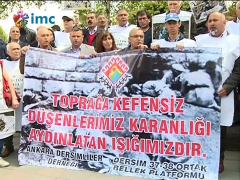 Dersim Katliamı'nda ölenler anıldı