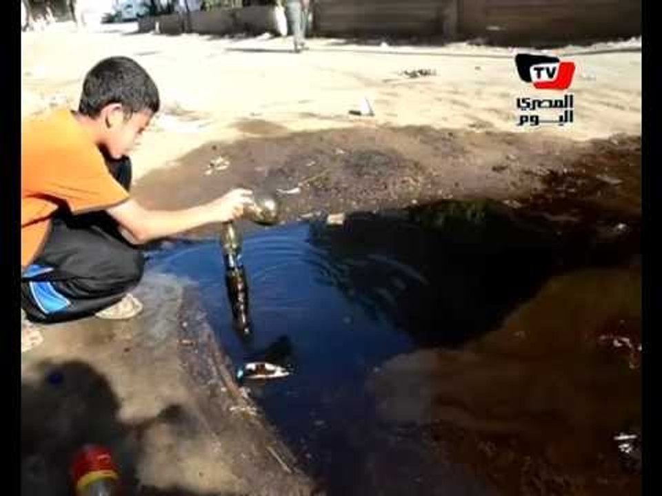 ماسورة صرف صحي تخرج سولار بعد انفجارها