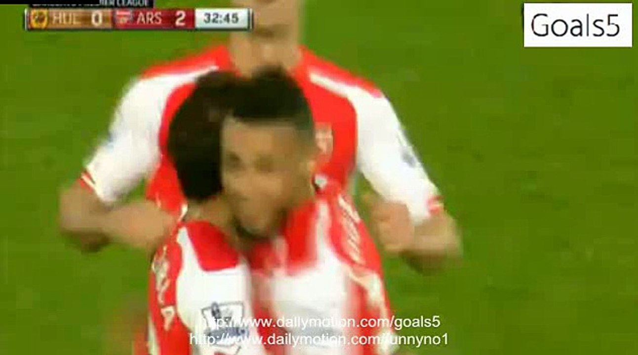 Aaron Ramsey Goal Hull 0 - 2 Arsenal Premier League 4-5-2015