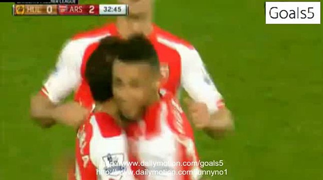 Aaron Ramsey Goal Hull 0 - 2 Arsenal Premier League 4-5-2015