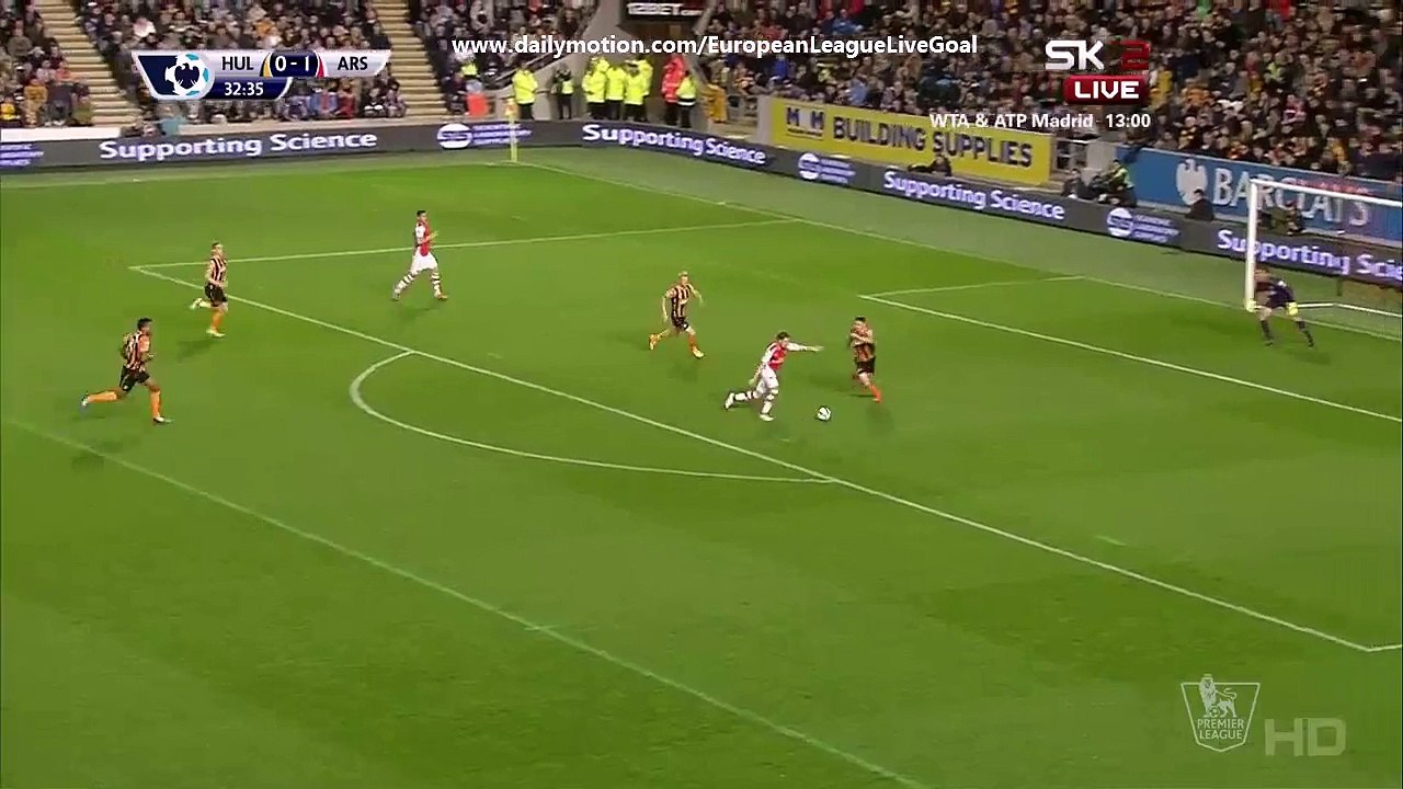 Aaron Ramsey 0:2 | Hull City - Arsenal 04.05.2015 HD