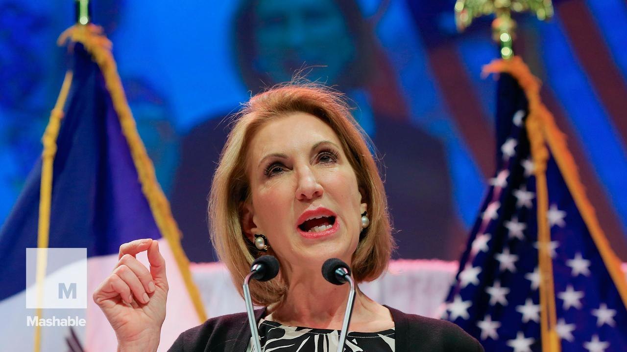 HP exec Carly Fiorina enters presidential race
