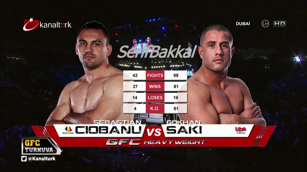 Gökhan Saki - Sebastian Ciobanu GFC 5 Dubai (Bilgehan Demir Anlatımı)
