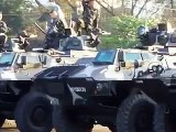 Military readies tanks at Camp Aguinaldo