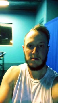 Guy Perfectly Throws Things Over His Shoulder