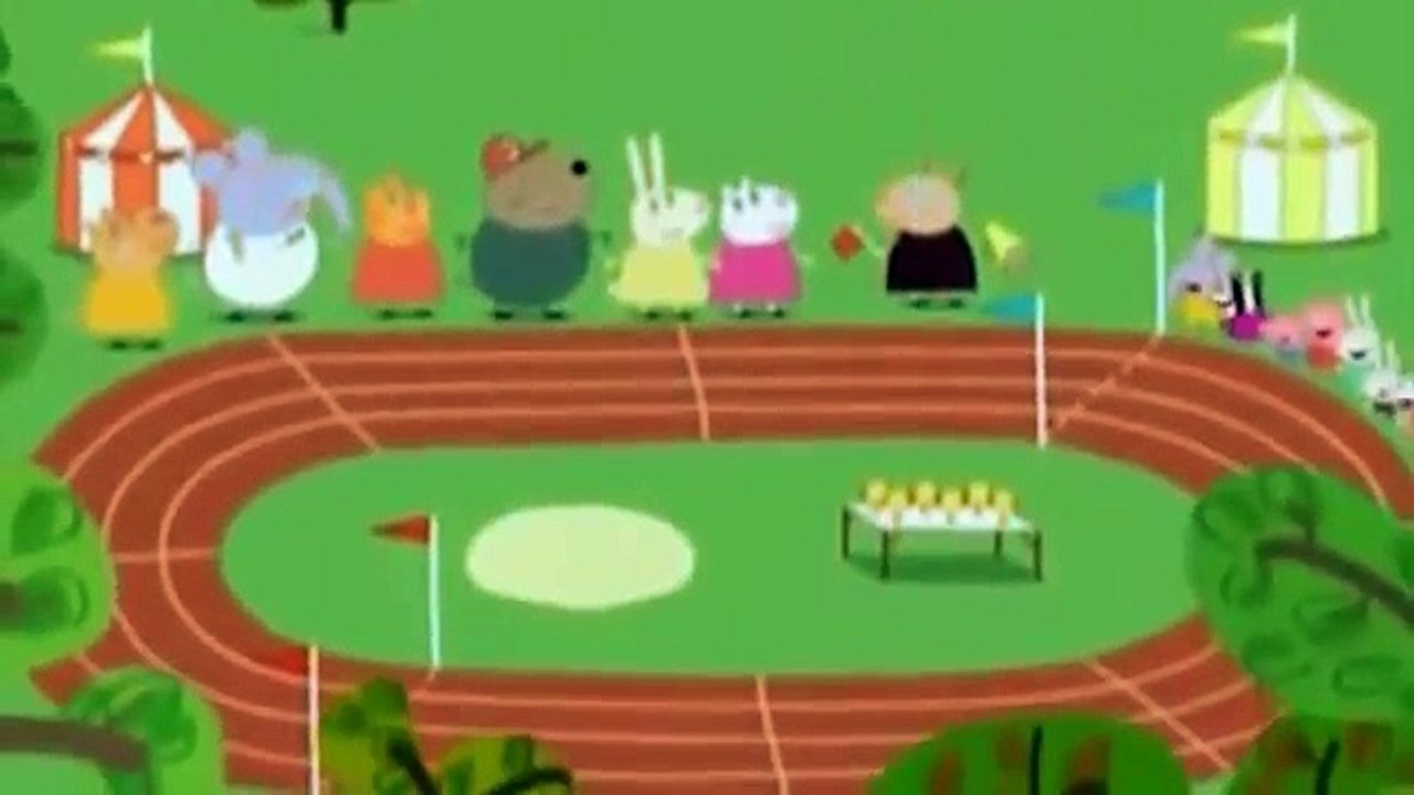 Peppa Pig en Francais   Jour de sport   2015