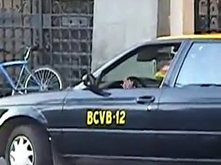 Mimo Karcocha frente a la plaza de armas - Santiago Chile