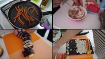 [ Cook it! Eat it! _ Korean food Recipe] #1 Kimbab (김밥)
