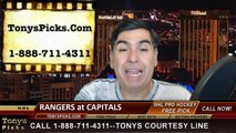 NHL Playoff Odds Game 3 Washington Capitals vs. New York Rangers Free Pick Prediction Preview 5-4-2015