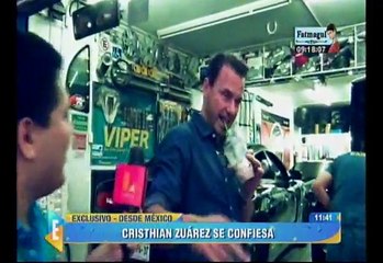 Christian Zuárez compró una réplica del 'Auto fantástico'