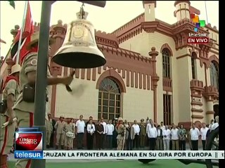 Presencian los 5 Héroes de Cuba cañonazos en honor a Hugo Chávez