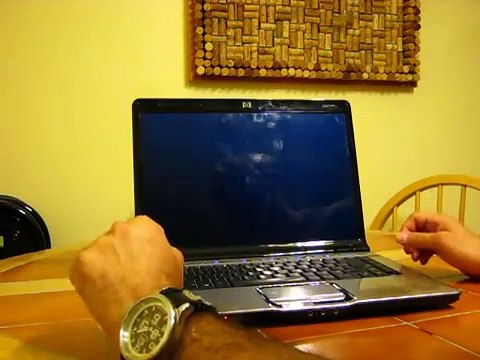 How to fix the HP Pavilion dv6000 / dv9000 black / blank screen problem