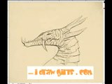 How to draw Dragon Creature concept art sketch