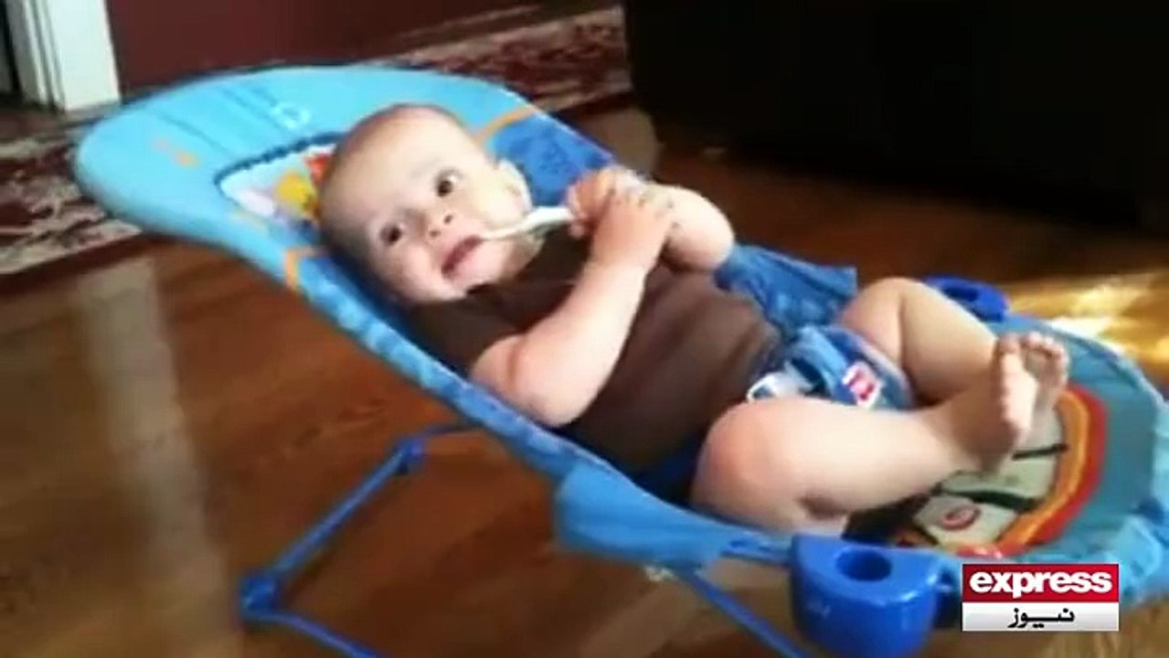 Funny Exercise By beautiful child