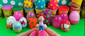 Play Doh Spiderman Peppa Pig Kinder Surprise Eggs Mickey Mouse Frozen Cars surprise egg [Full Episod