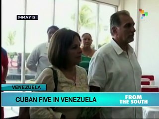 Cuban 5 Receive Keys to Caracas