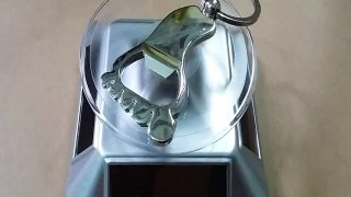 Big foot shaped keychain keyring