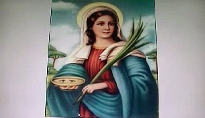 ORACION MILAGROSA  A STA. LUCIA  POR LA VISTA
