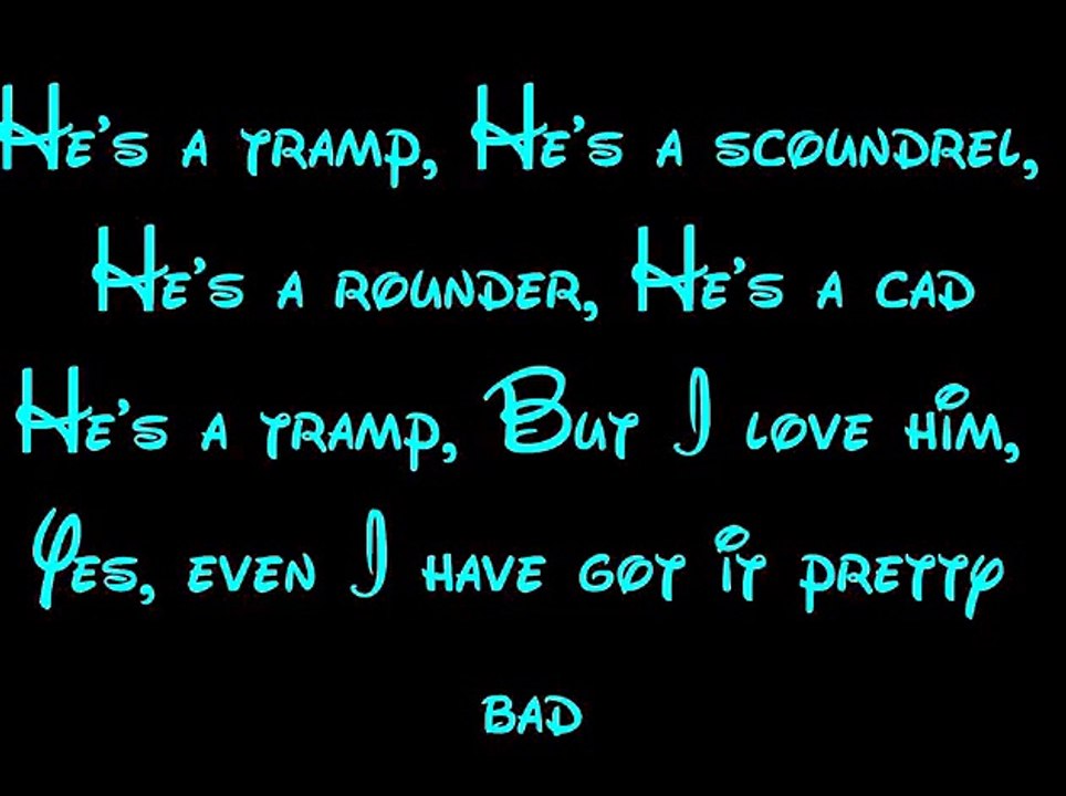 He's A Tramp - Lady And The Tramp Lyrics HD