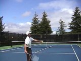Tennis Topspin Serve Practice Drill