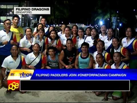 Filipino paddlers join #OneForPacman campaign