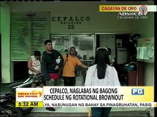 CDO makararanas ng rotational brownout