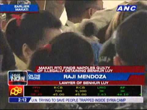 Makati court finds Janet Napoles guilty of illegally detaining Luy