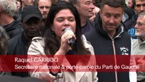 Raquel Garrido contre la loi renseignement, Esplanade des Invalides, Paris 4 mai 2015